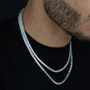 4MM ROUND SILVER TENNIS CHAIN