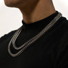 10MM SILVER FRANCO CHAIN STAINLESS STEEL