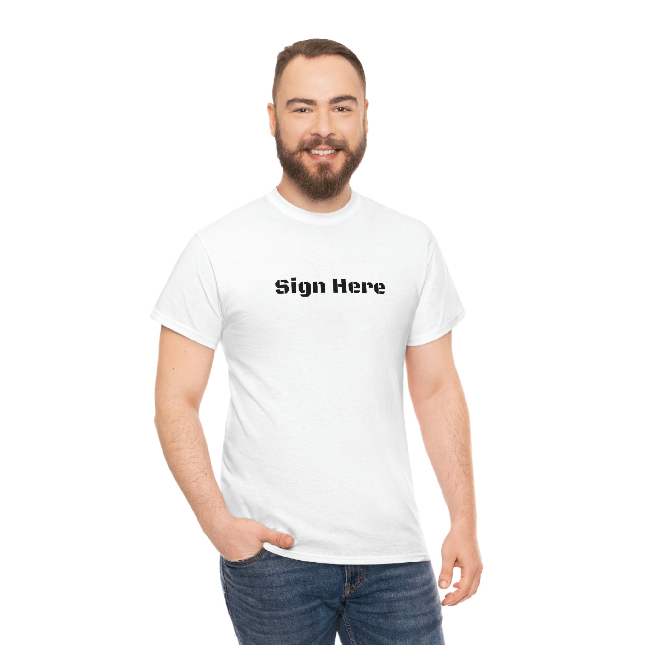 'Sign Here' Clubbing T-shirt