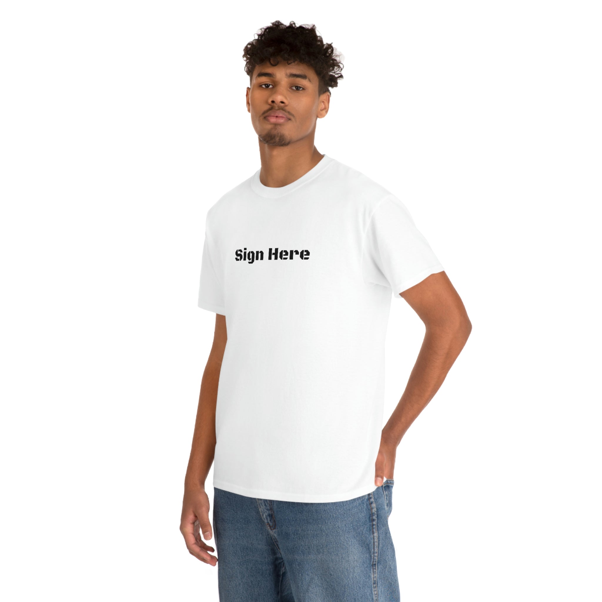 'Sign Here' Clubbing T-shirt